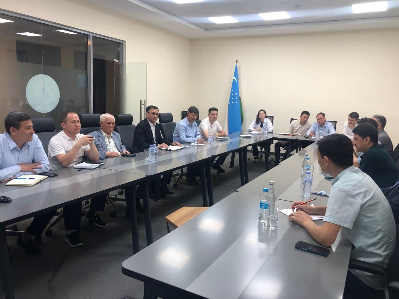 A discussion of the grant project being implemented by South Korea and the Republic of Uzbekistan took place.