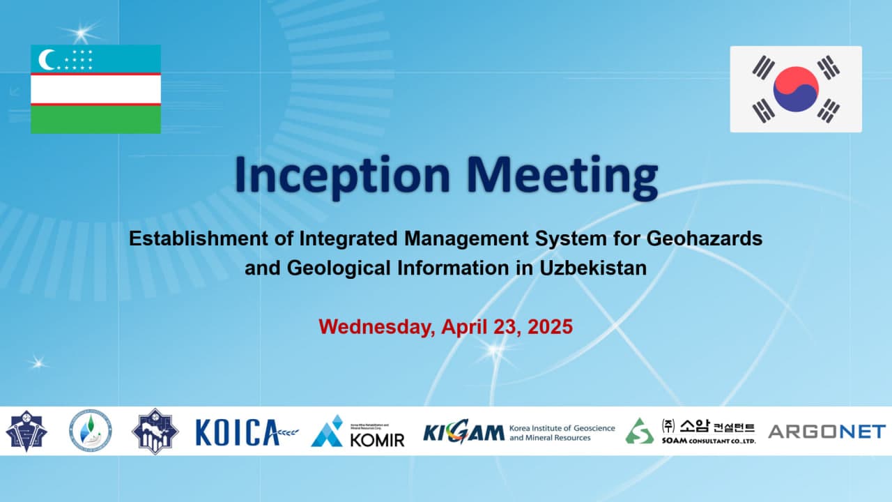 Creation of an integrated system for managing mineral resources and geo-risks in Uzbekistan