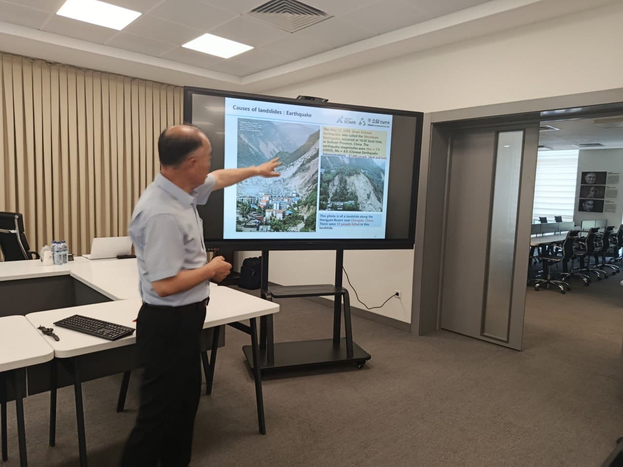 International exchange of practical experience in geological risk management continues