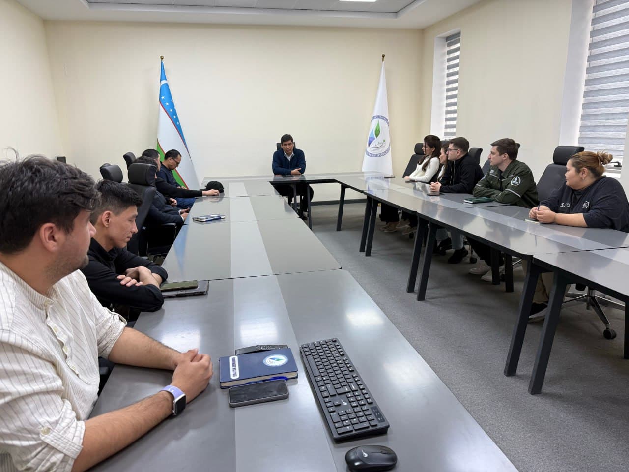 Meeting of leaders and young scientists