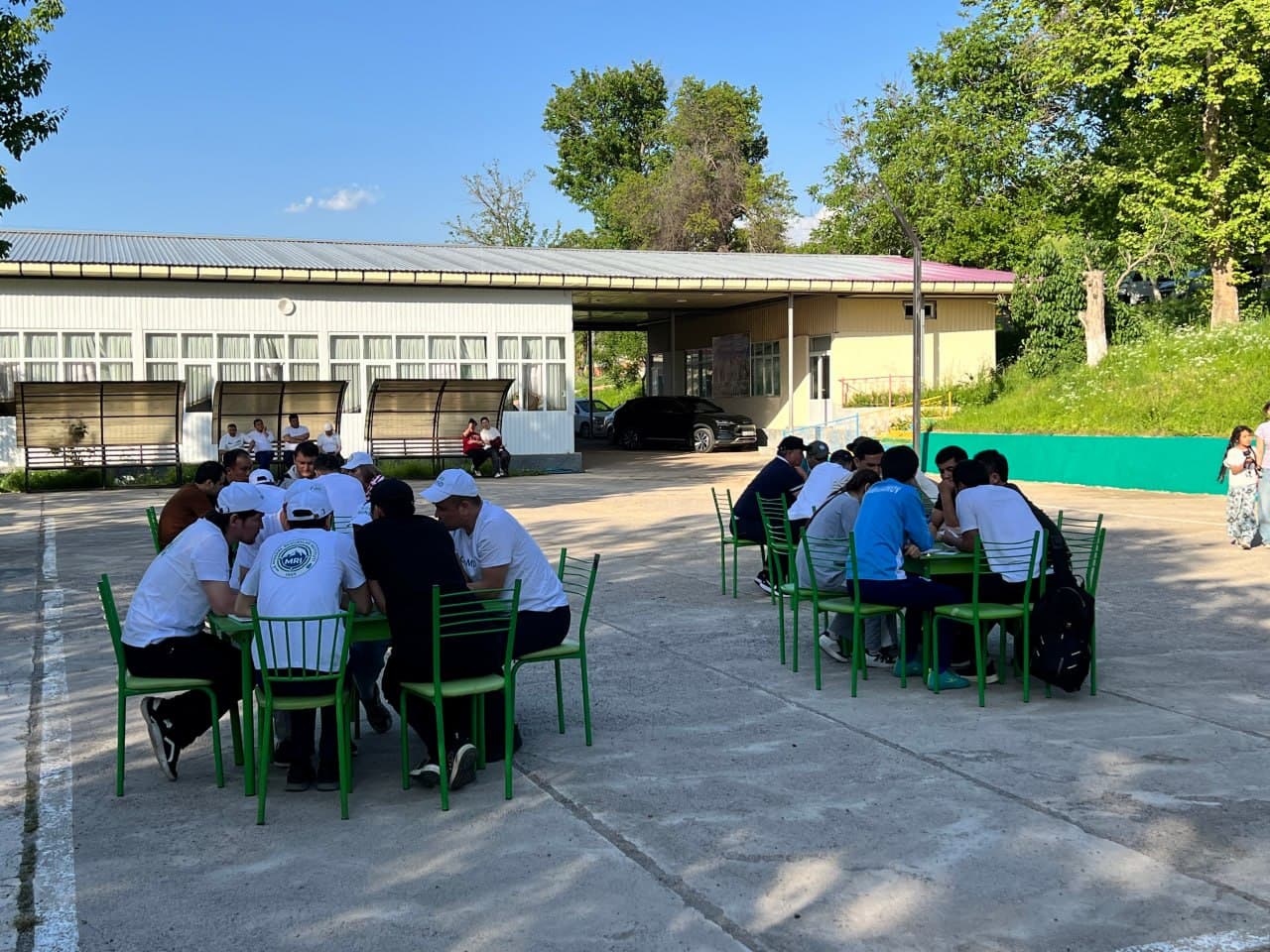 Sports and intellectual games were held as part of the "Team Building" project.